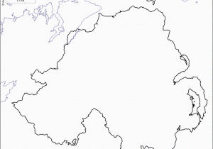 Outline Map Of northern Ireland 50 Proper Blank Map Ireland