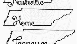 Outline Map Of Tennessee Tennessee Map Outline Typography Clipart Svg Eps by Scrapcobra