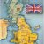 Oxford Map Of England Postcard A La Carte 2 United Kingdom Map Postcards Uk