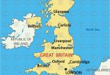 Oxford On Map Of England Map Of the United Kingdom Stock Vector Image