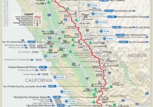 Pacific Crest Trail Map northern California Pct Trail Map Luxury Map Reference Map Pacific Crest Trail In