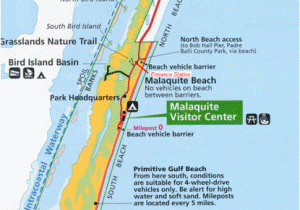 Padre island Texas Map Maps Padre island National Seashore U S National Park Service