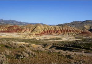 Painted Hills oregon Map island In Time John Day Fossil Beds Sheep Rock Unit oregon