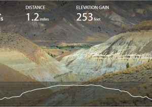 Painted Hills oregon Map island In Time John Day Fossil Beds Sheep Rock Unit oregon