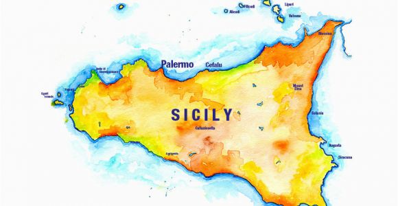 Palermo Sicily Italy Map Sicily Sketch Journal Sketches From Sicily Italy