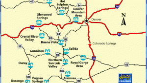 Palisade Colorado Map Map Of Colorado Hots Springs Locations Also Provides A Nice List Of