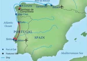 Paradors northern Spain Map Sailing the Coast Of Iberia Smithsonian Journeys