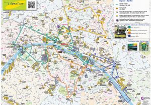 Paris France Airports Map Map Of Paris tourist attractions Sightseeing tourist tour