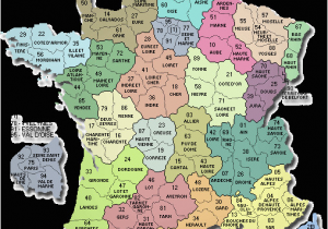 Paris France Zip Code Map Map Of France Departments France Map with Departments and Regions