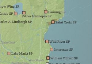 Park Rapids Minnesota Map Minnesota State Parks Map 11×14 Print Best Maps Ever