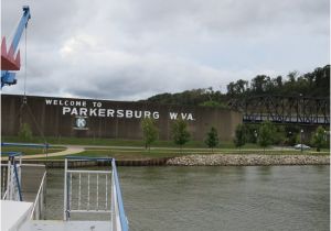 Parkersburg Ohio Map Big Docking area W Swings Seating Huge Seawall with Flood