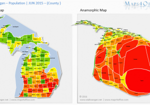 Paw Paw Michigan Map Us Michigan Map County Population Density Maps4office