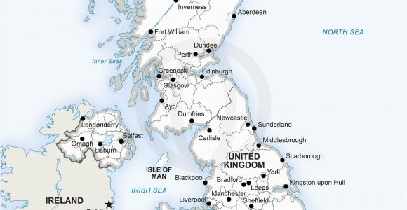 Pdf Map Of England Map Of United Kingdom Political Digital Vector Maps Map Vector