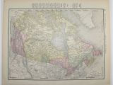 Pei Map Canada 1898 Antique Map Of Canada British north America Map