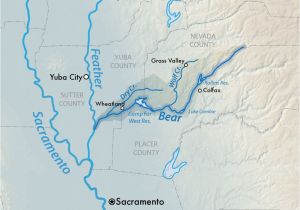 Penn Valley California Map American River California Map Massivegroove Com