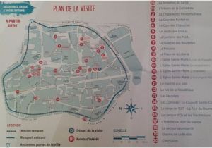 Perigord France Map Plan De La Cite Historique De Sarlat Picture Of tourist Office