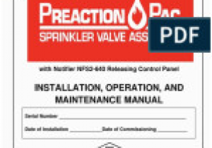 Pg&amp;e Outage Map California Manual Preaction Pac 00b Version 1 1 Pdf Fire Sprinkler System Valve