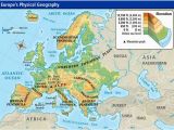 Physical Feature Map Of Europe 54 Unerring Physical Map Europe Peninsulas