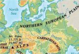 Physical Feature Map Of Europe Europe Physical Features Map Climatejourney org