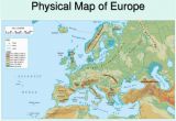 Physical Feature Map Of Europe Physical Europe Map Climatejourney org