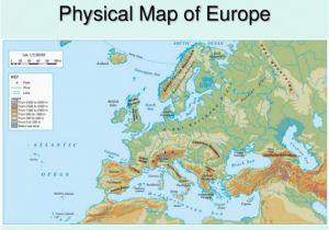 Physical Feature Map Of Europe Physical Europe Map Climatejourney org