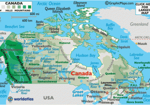 Physical Map Of Canada and the United States Canada Map Map Of Canada Worldatlas Com