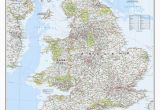 Physical Map Of England England and Wales Classic Wall Map 36 X 30 Home for Elliott S