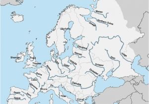 Physical Map Of Europe Rivers and Mountains 29 Definite Physical Map Test