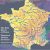 Physical Map Of France Rivers Map Of the Rivers In France About France Com