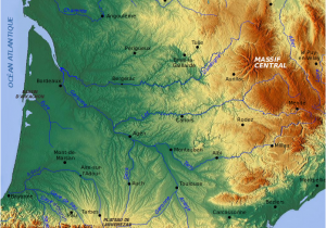 Physical Map Of France Rivers the 39 Maps You Need to Understand south West France the Local