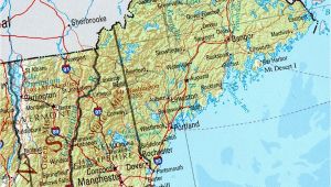 Physical Map Of New England Physical Map Of Massachusetts Sksinternational Net