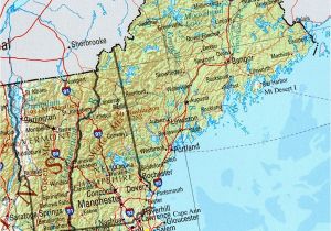 Physical Map Of New England Physical Map Of Massachusetts Sksinternational Net