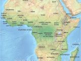 Physical Map Of Spain Africa Physical Map Maps Map Africa Map Africa