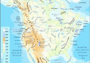 Physiographic Map Of Canada top 10 Punto Medio Noticias Canada S Physical Regions Map Blank