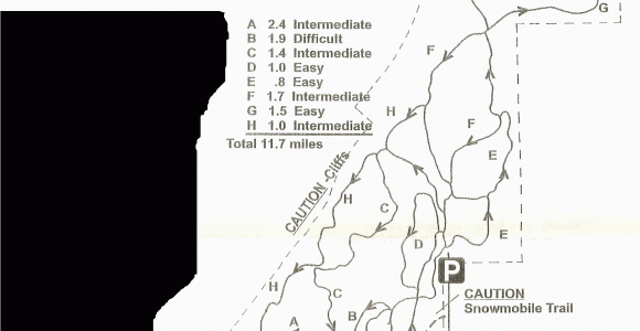 Pictured Rocks Michigan Map Michigan Trail Maps