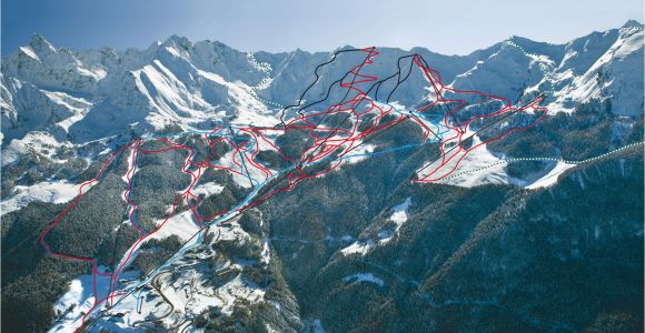 Pila Italy Piste Map Ski Map Pila