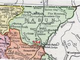 Pine Mountain Georgia Map Rabun County Georgia 1911 Map Rand Mcnally Clayton Mountain