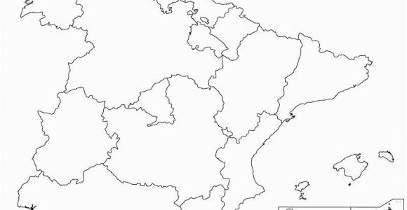 Plain Map Of Spain Spain Map Coloring Page Golfpachuca Com