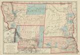 Platte River Colorado Map Map Of Nebraska Dakota Montana and Wyoming H H Hardesty Co