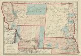 Platte River Colorado Map Map Of Nebraska Dakota Montana and Wyoming H H Hardesty Co
