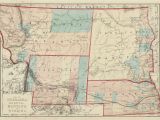 Platte River Map Michigan Map Of Nebraska Dakota Montana and Wyoming H H Hardesty Co