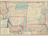 Platte River Map Michigan Map Of Nebraska Dakota Montana and Wyoming H H Hardesty Co