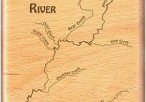 Platte River Michigan Map 9 Best Michigan River Map Fly Boxes Images On Pinterest Custom