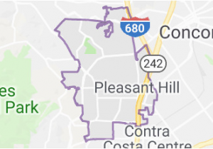 Pleasant Hill California Map Map Of Pleasant Hill California Plesant Hill California