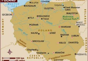 Poland On Europe Map Map Of Poland