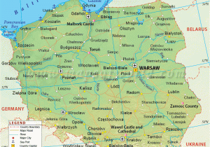 Poland On Map Of Europe Poland Map Travel Sites Poland Map Poland Poland Travel