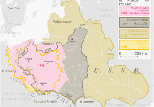 Poland On Map Of Europe Territorial Evolution Of Poland Wikipedia