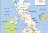 Political Map Of Great Britain and Ireland England Map Amnet