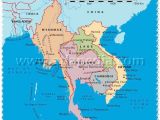 Political Map Of Michigan Political Map Of Myanmar Thailand Laos Cambodia Vietnam