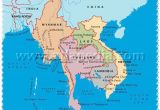Political Map Of Ohio Political Map Of Myanmar Thailand Laos Cambodia Vietnam